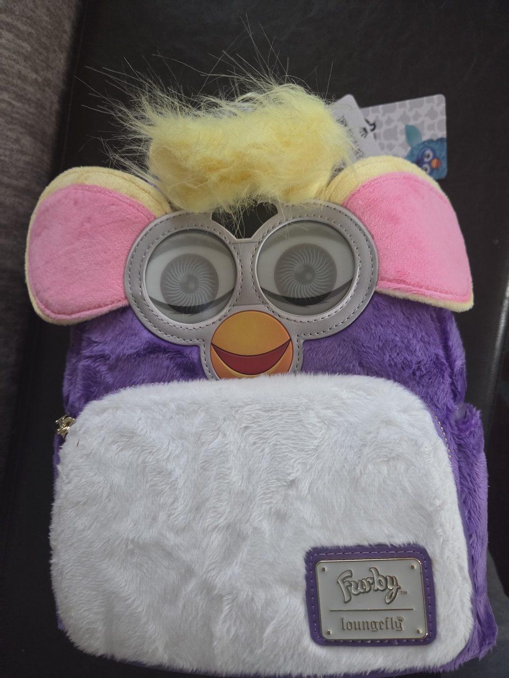 Loungefly Furby Plush Backpack - Purple, Pink, Yellow